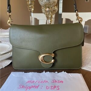 Coach olive chain tabby